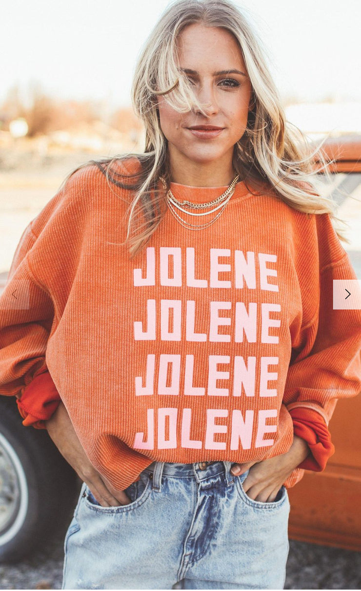 Jolene corded sweatshirt
