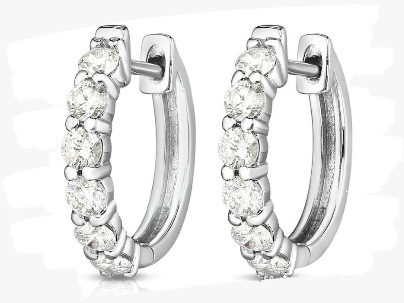 diamond gold earrings for women