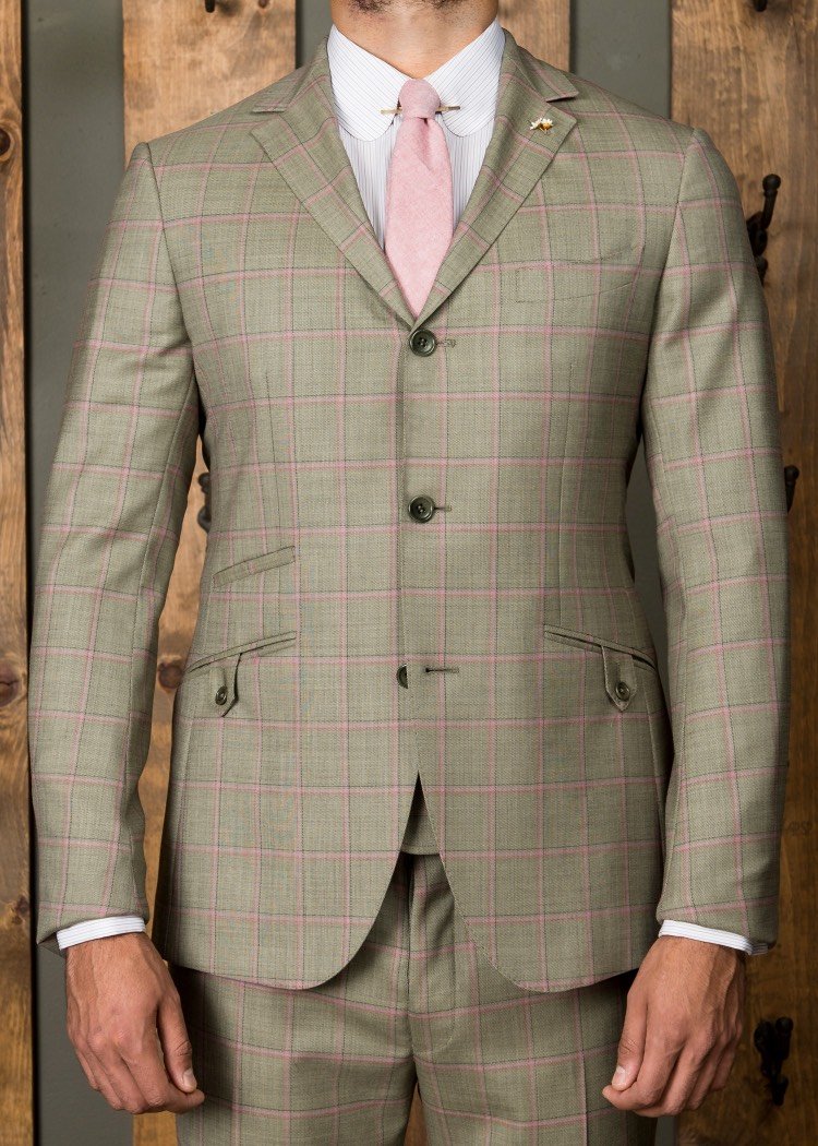 Classic Peak Tweed Suit Bykowski Tailor And Garb 