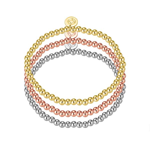 GLITZ AND GLAM STACKABLE BEADED BRACELET - SMALL