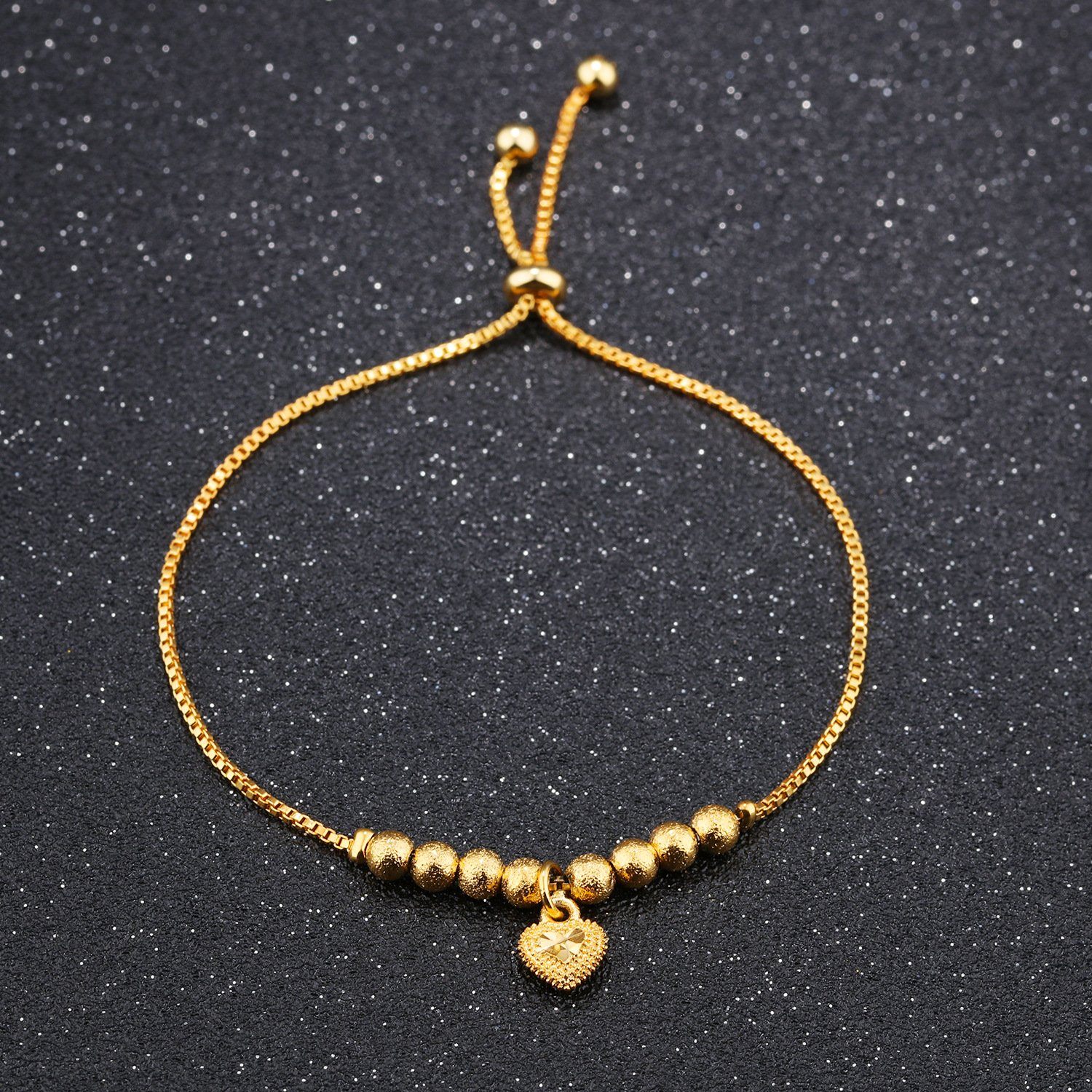gold adjustable bracelet