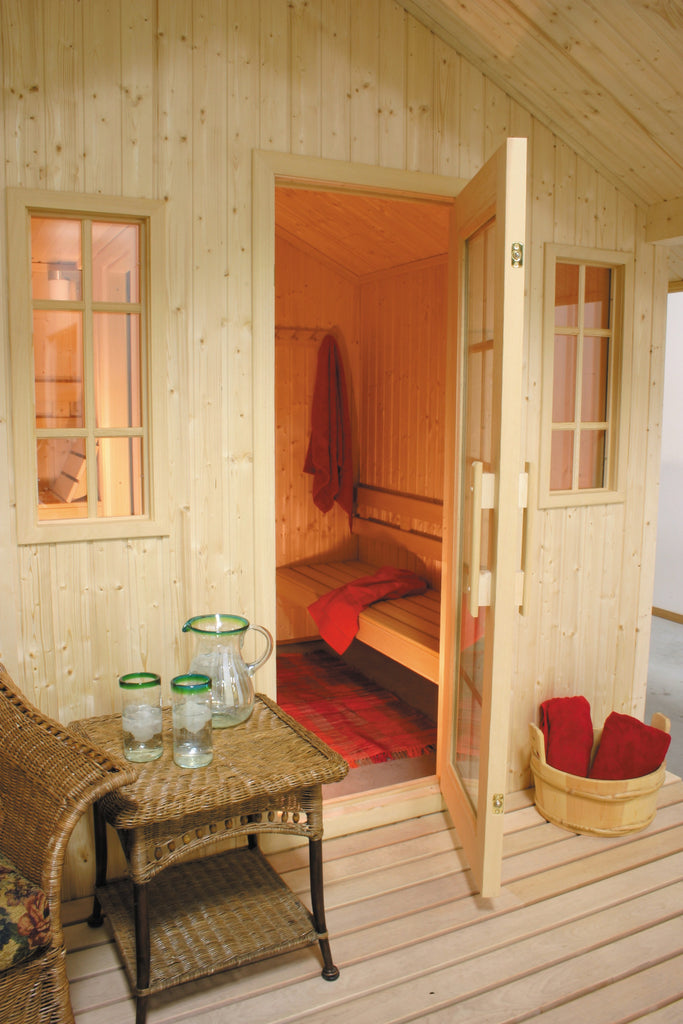 Metro Traditional Steam Outdoor Sauna – Hansen&#039;s Pool &amp; Spa
