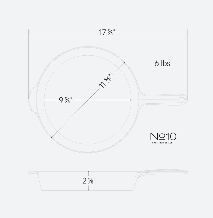 No.12 Cast Iron Skillet Lid – Field Company