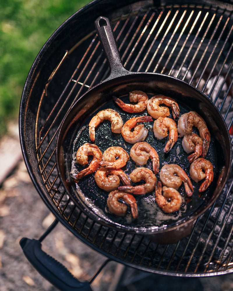 Seared Shrimp and Charred Corn Grits – Field Company