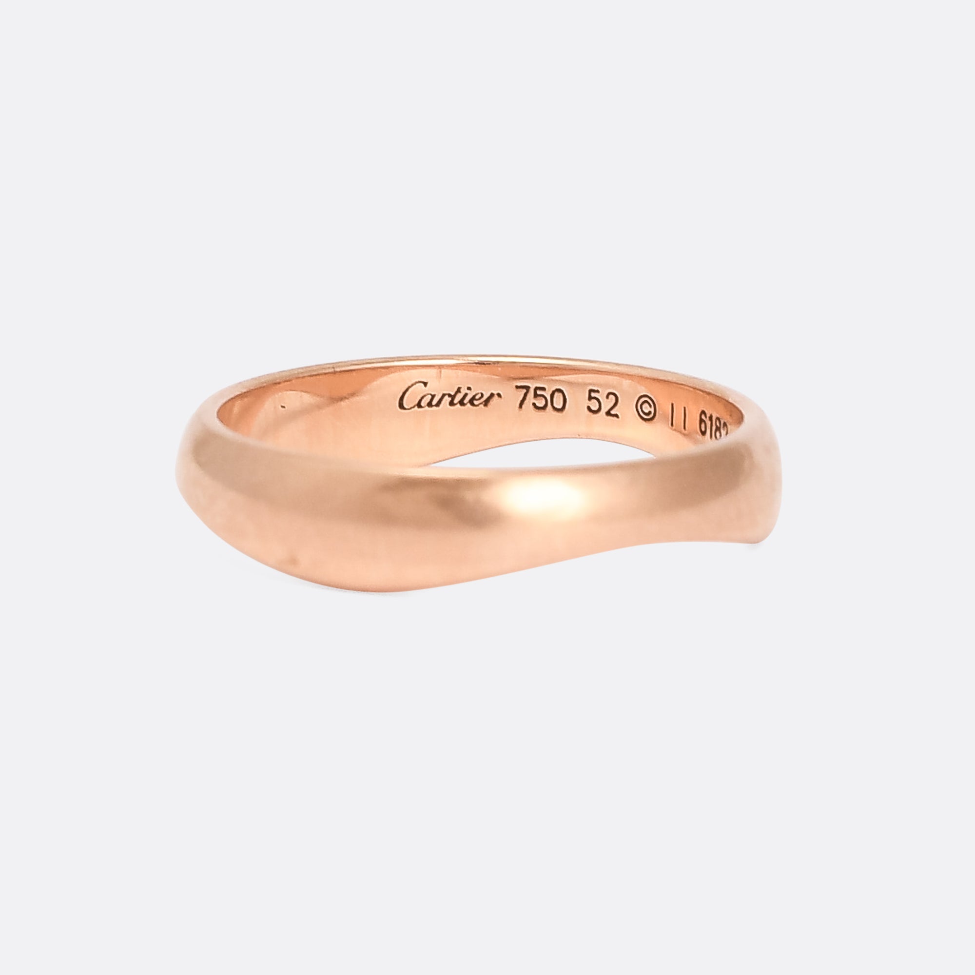 cartier wave ring