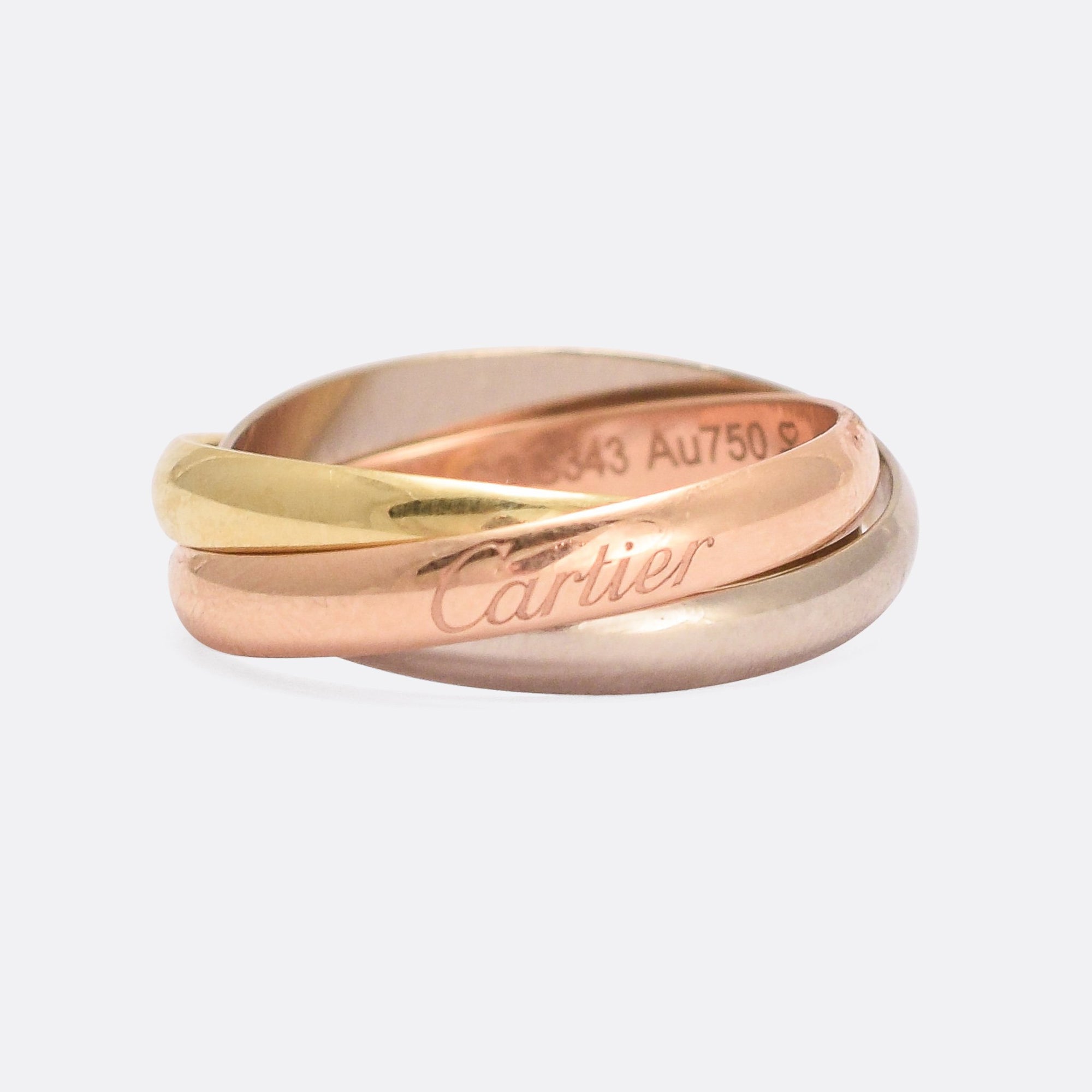 cartier gold russian wedding ring