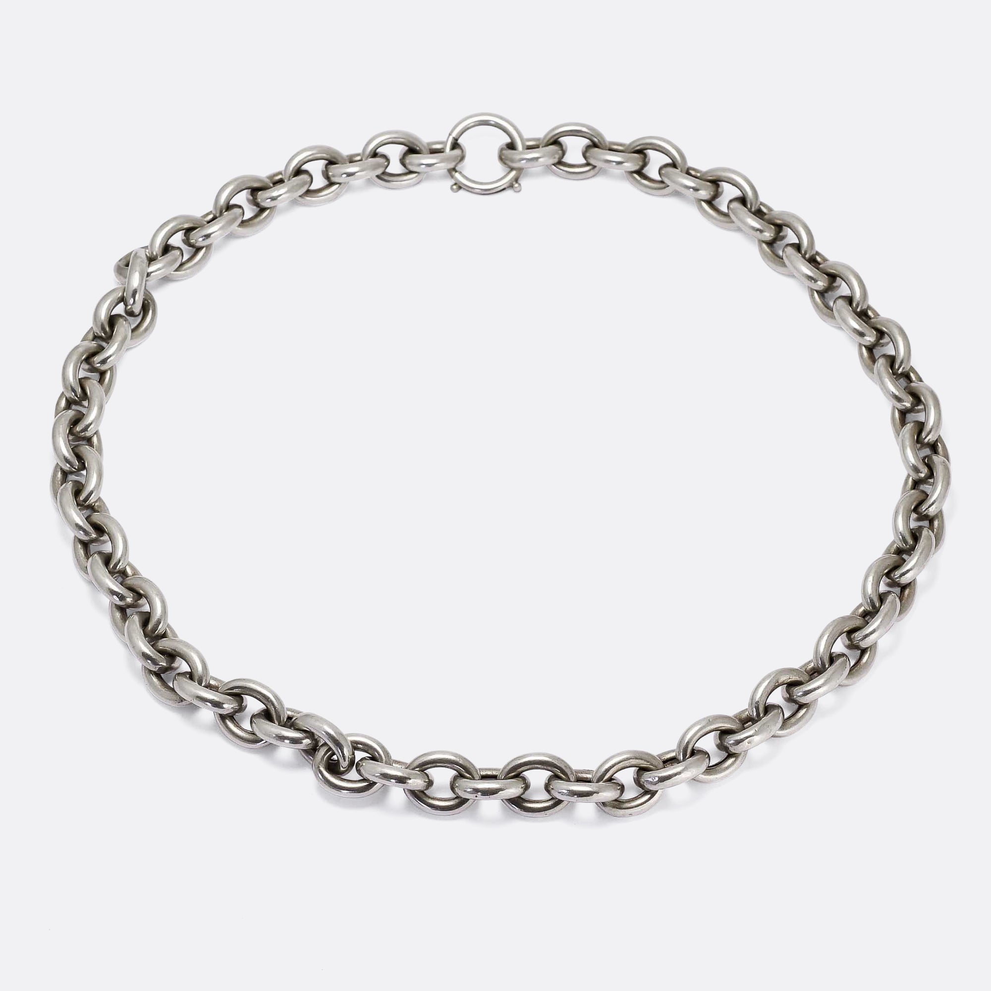 Victorian Chunky Silver Chain Necklace#N# #N# #N# #N# – Butter Lane ...