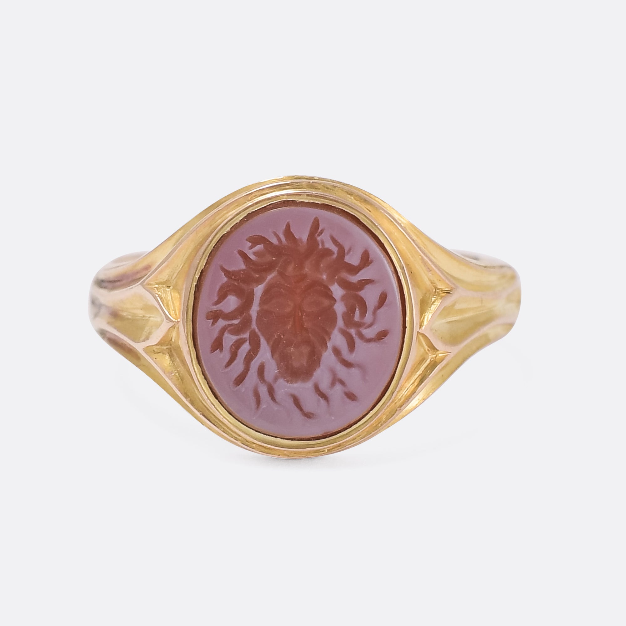 medusa signet ring