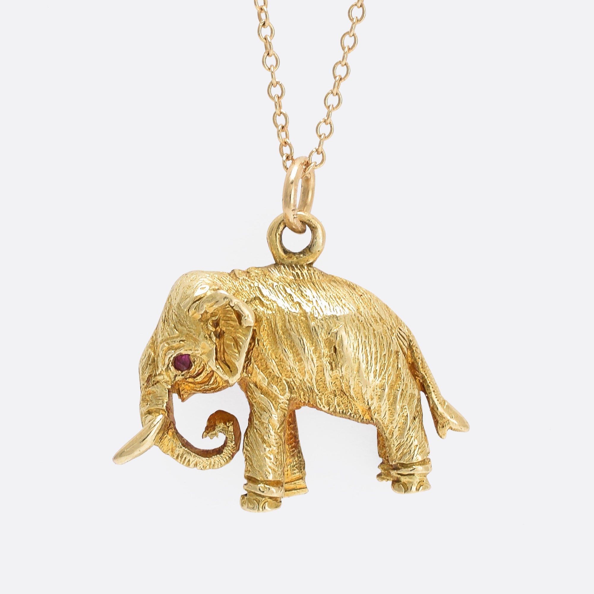 Victorian 15k Gold Elephant Pendant – Butter Lane Antiques