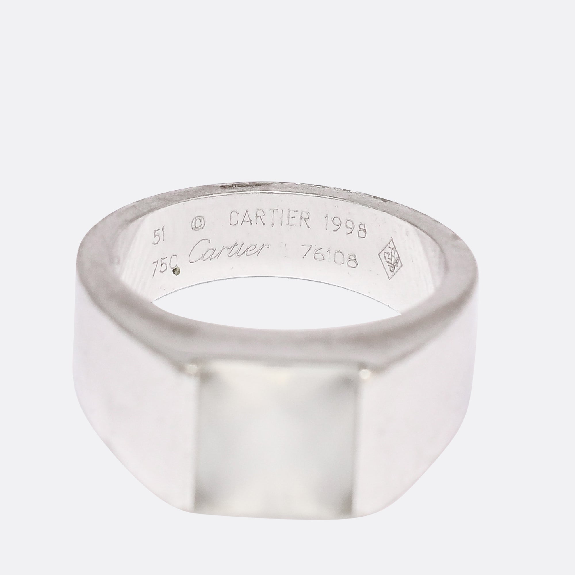 cartier signet ring