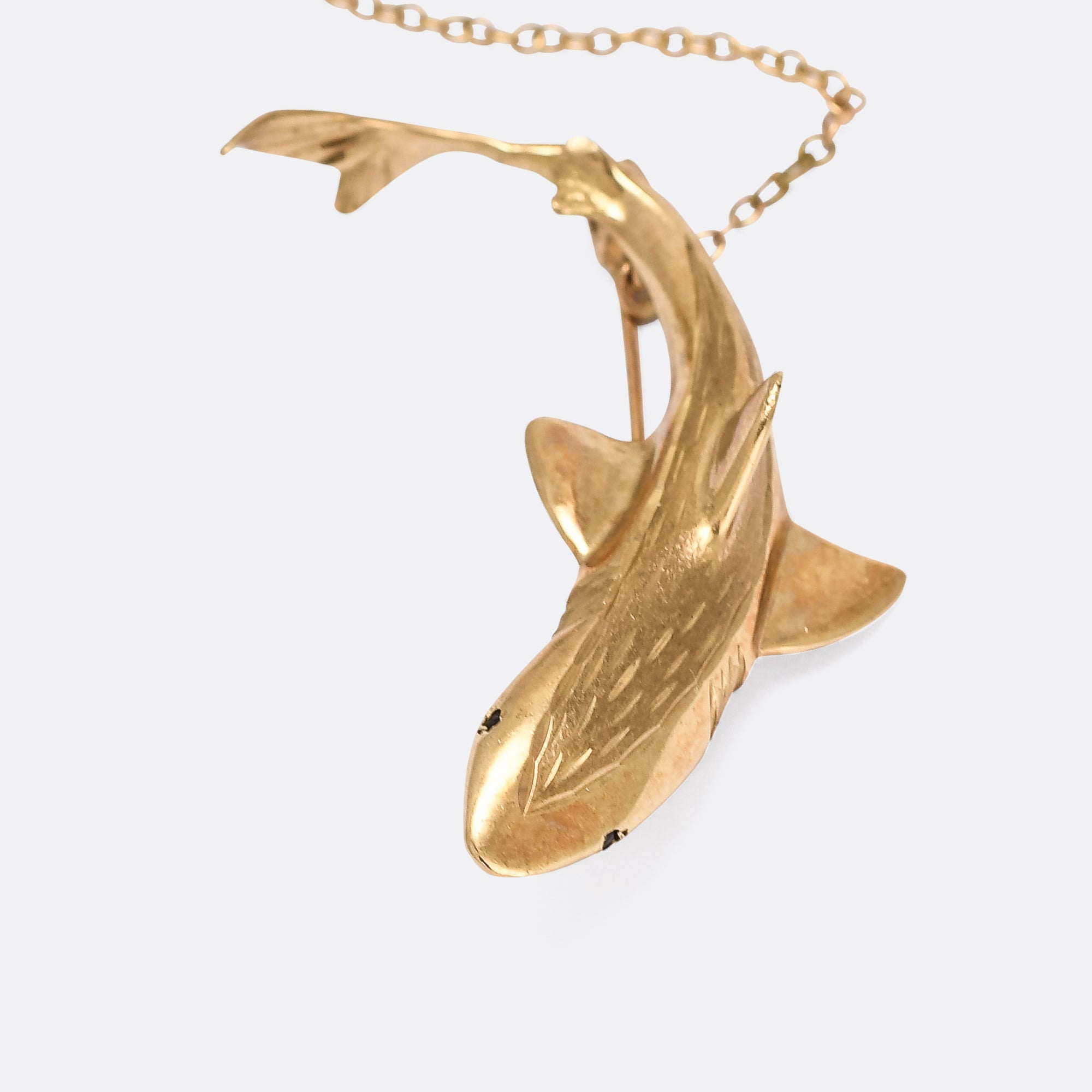 Vintage Gold Shark Brooch – Butter Lane Antiques
