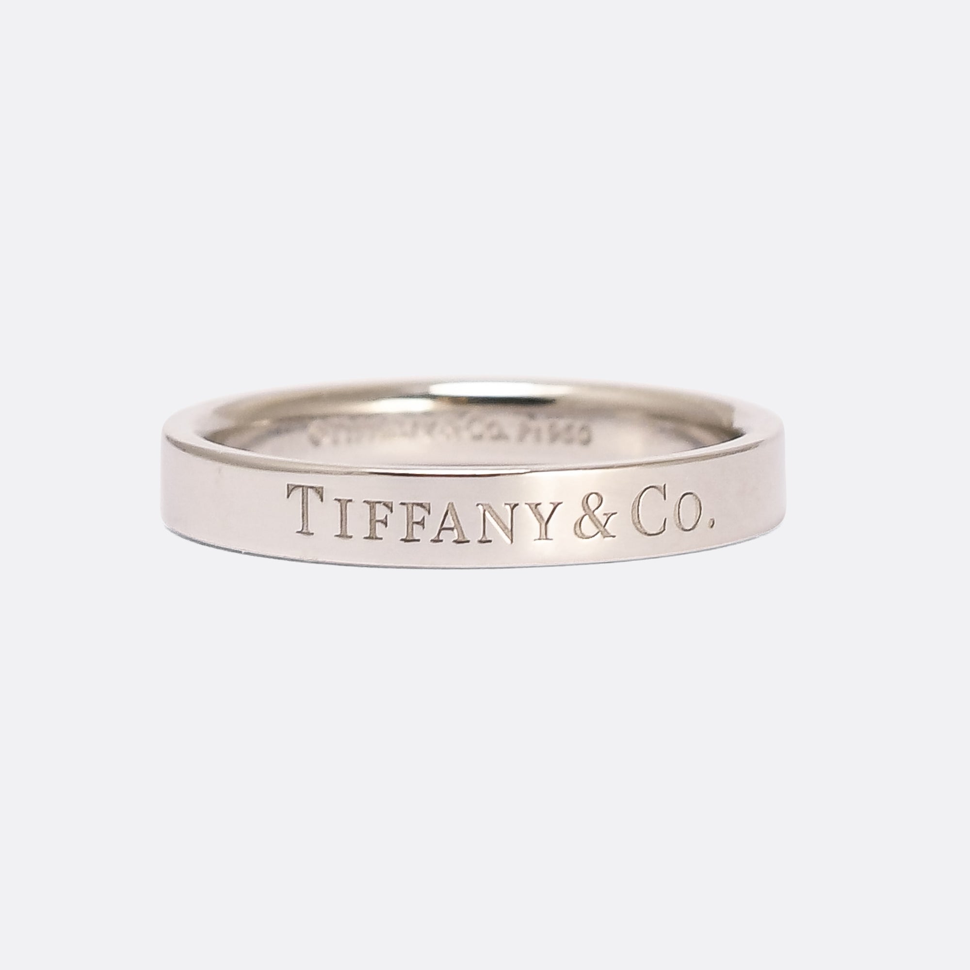 Vintage Tiffany & Co. Flat Wedding Band – Butter Lane Antiques