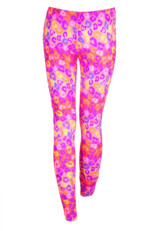 neon patterned leggings