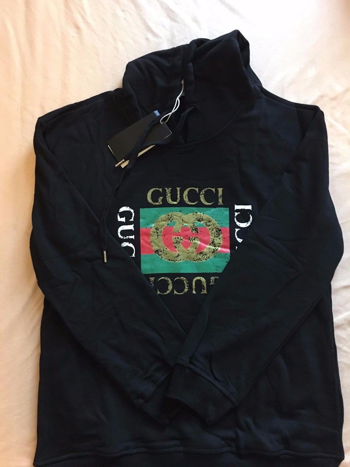 gucci classic logo hoodie