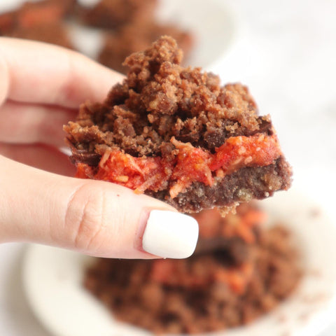 keto jaffa protein cookie slice