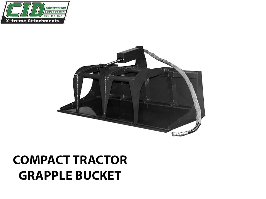 CID Grapple Buckets for Skid Steers Langefels Equipment Co LLC