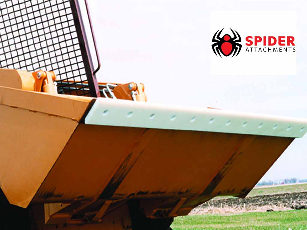 SPIDER POLY CUTTING EDGES FOR SKID STEER BUCKETS Langefels Equipment