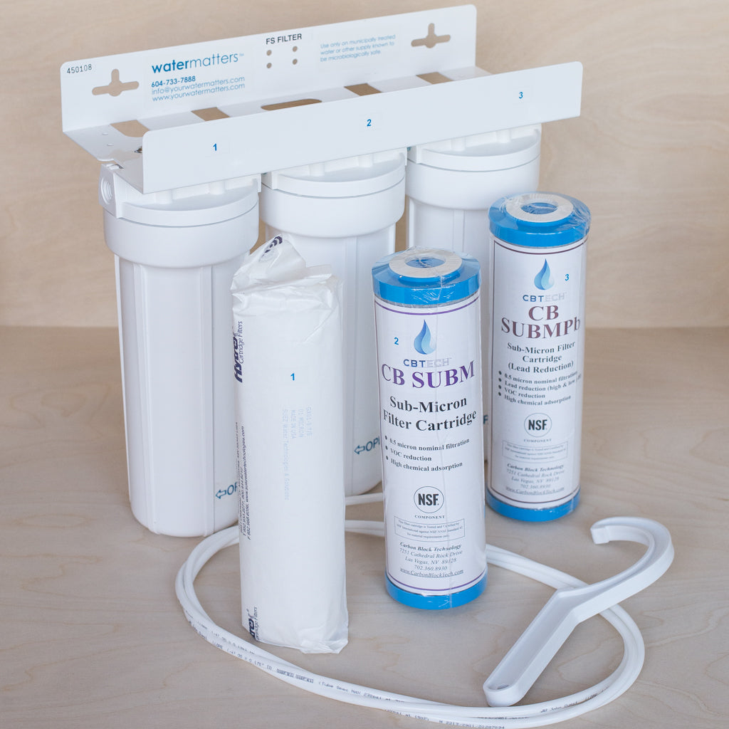 3 Stage Under Counter Water Filters Watermatters