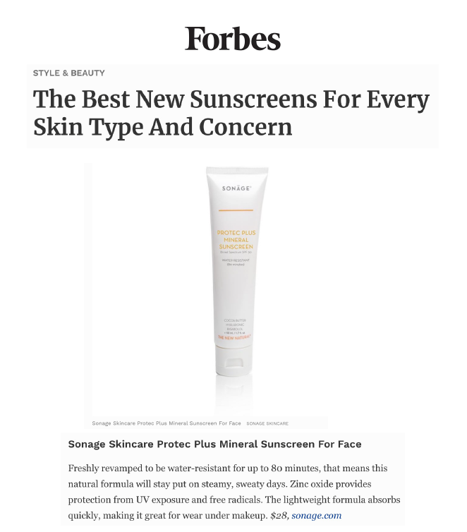 Forbes The Best New Sunscreens For Every Skin Type And Concern