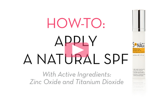 Natural SPF Tutorial | Sonage Skincare