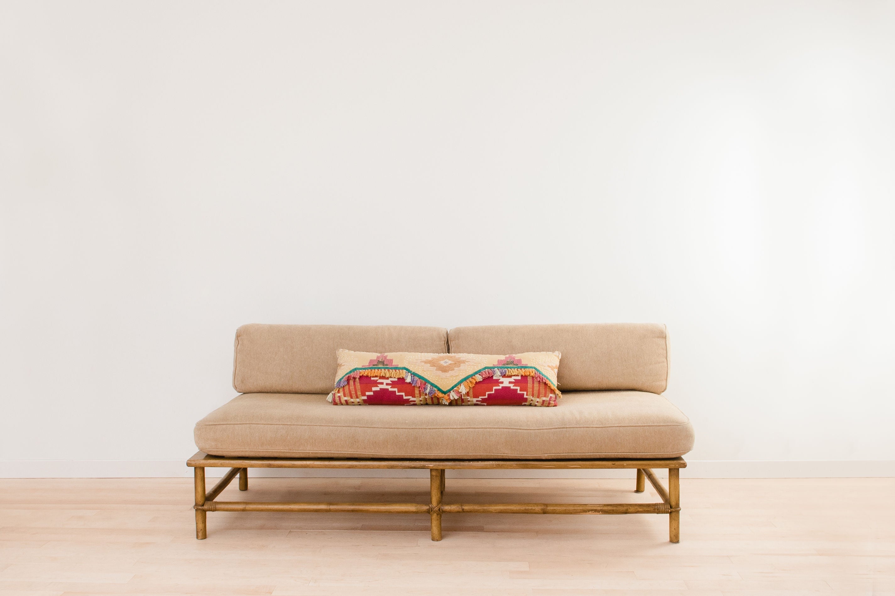 Rental - Tan Vintage Sofa