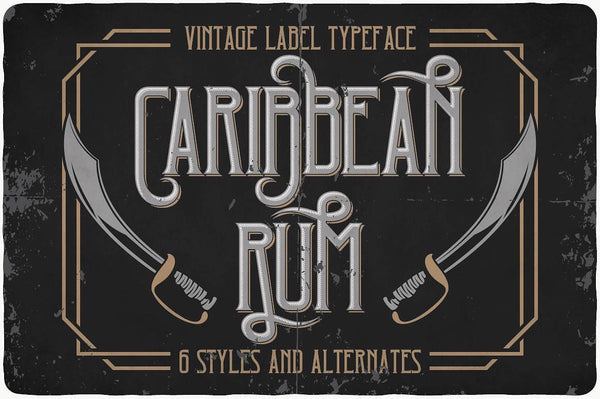 https://creativemarket.com/OlegVoznyy/2537995-Caribbean-Rum-Font