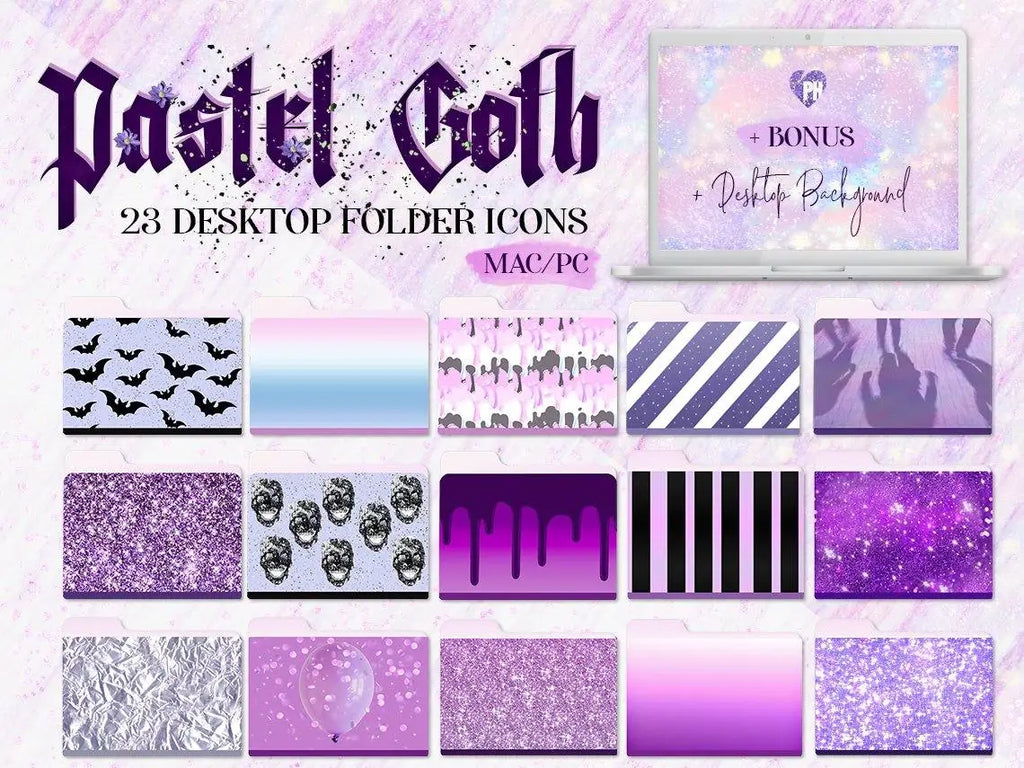 pastel goth pattern tumblr