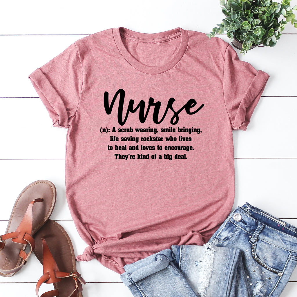 Nurse Shirt, Cute Nurse Definition Tee, Gift For A Nurse, Nurse Life T ...