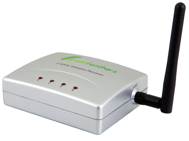 Beeldhouwwerk regio Ontembare Wireless Receiver for Camera Fixed Antenna | Green Feathers