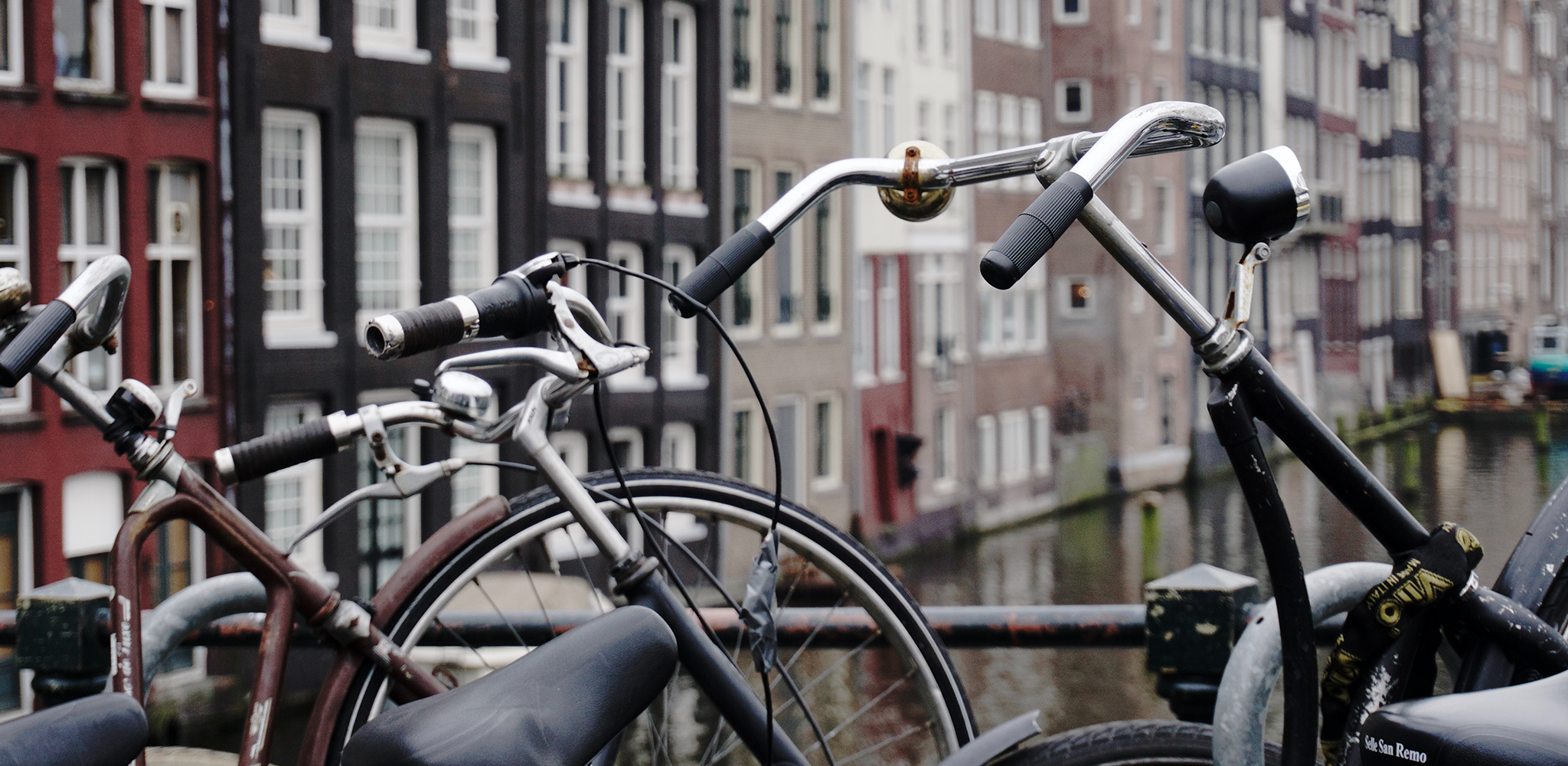 cycling in Amsterdam