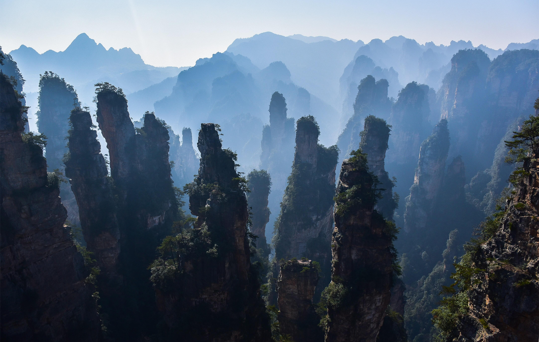 Zhangjiajie’s Hallelujah Mountains, China