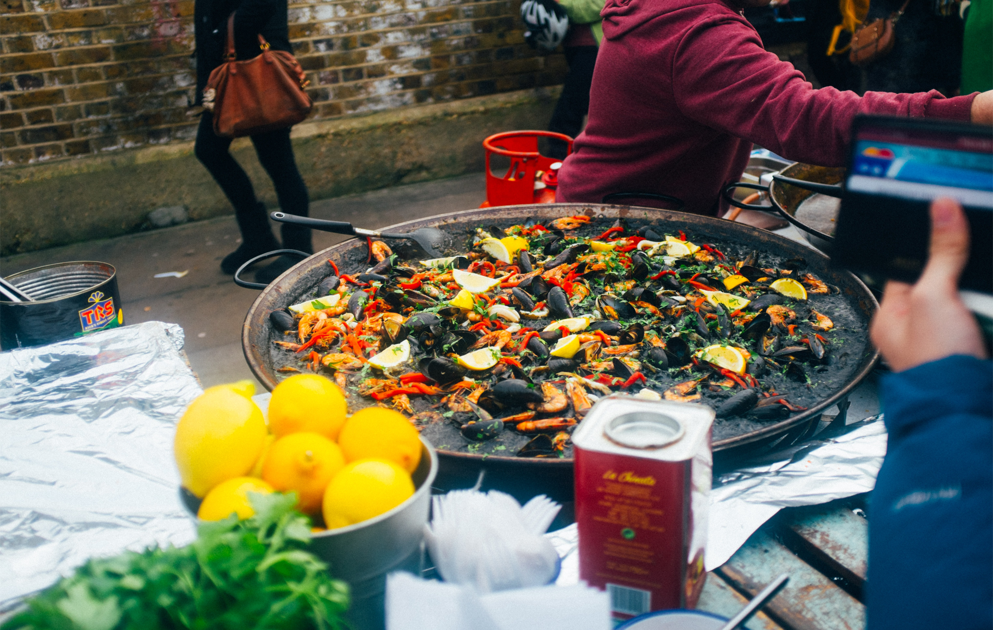 london streetfood paella