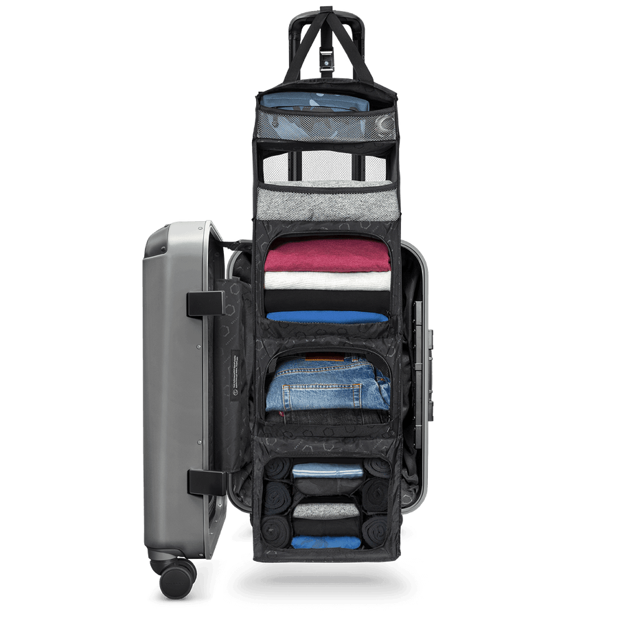 Carryon Closet Suitcase With Shelves Luggage Solgaard