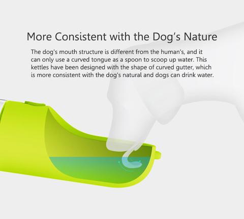 Portable pet water bottle-dog drinking water dispenser cat drinking cup feeder antibacterial bowl-for outdoor walking travel by sooknewlook