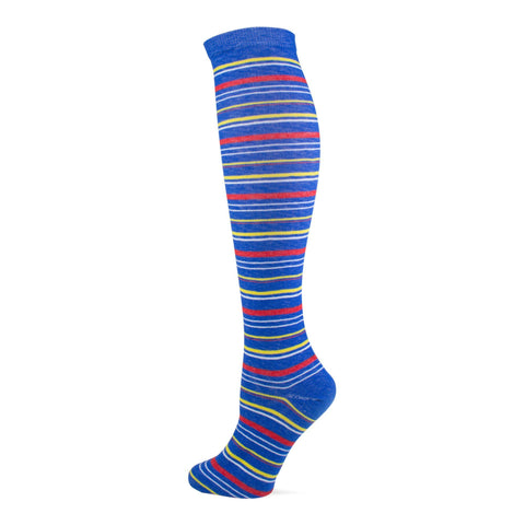 Two Feet Ahead – Women's Stripe Knee Sock