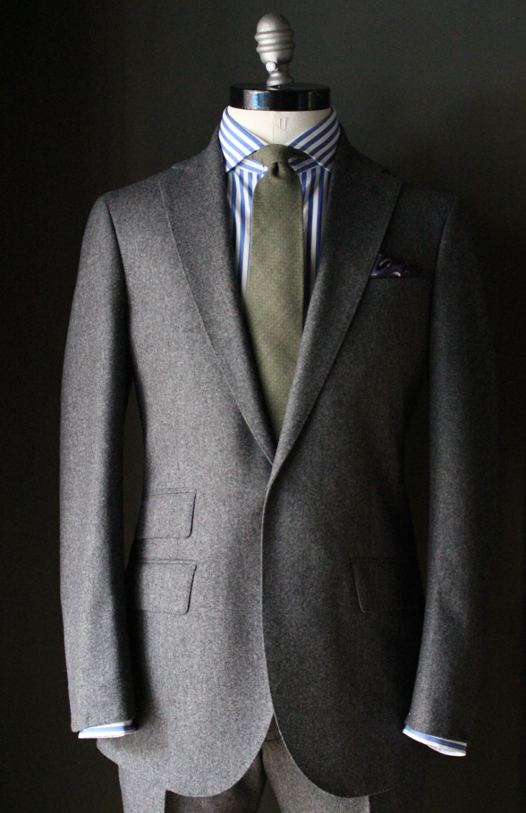 Oxford Grey Flannel Suit – MillersOath