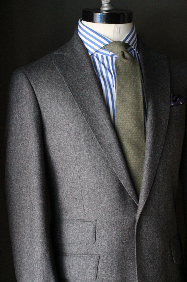 Oxford Grey Flannel Suit – MillersOath