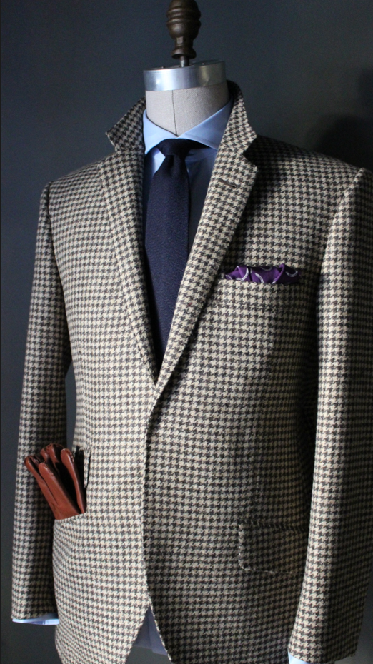 Tan/Brown Houndstooth Sport Coat – MillersOath