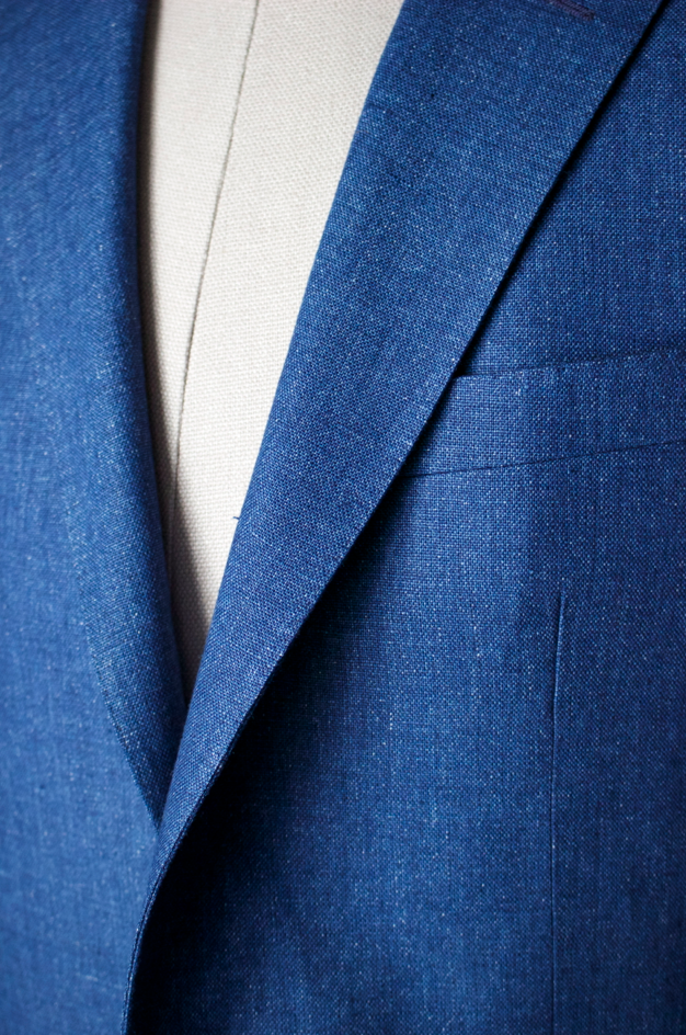Lt. Blue Textured Linen Sportcoat – MillersOath