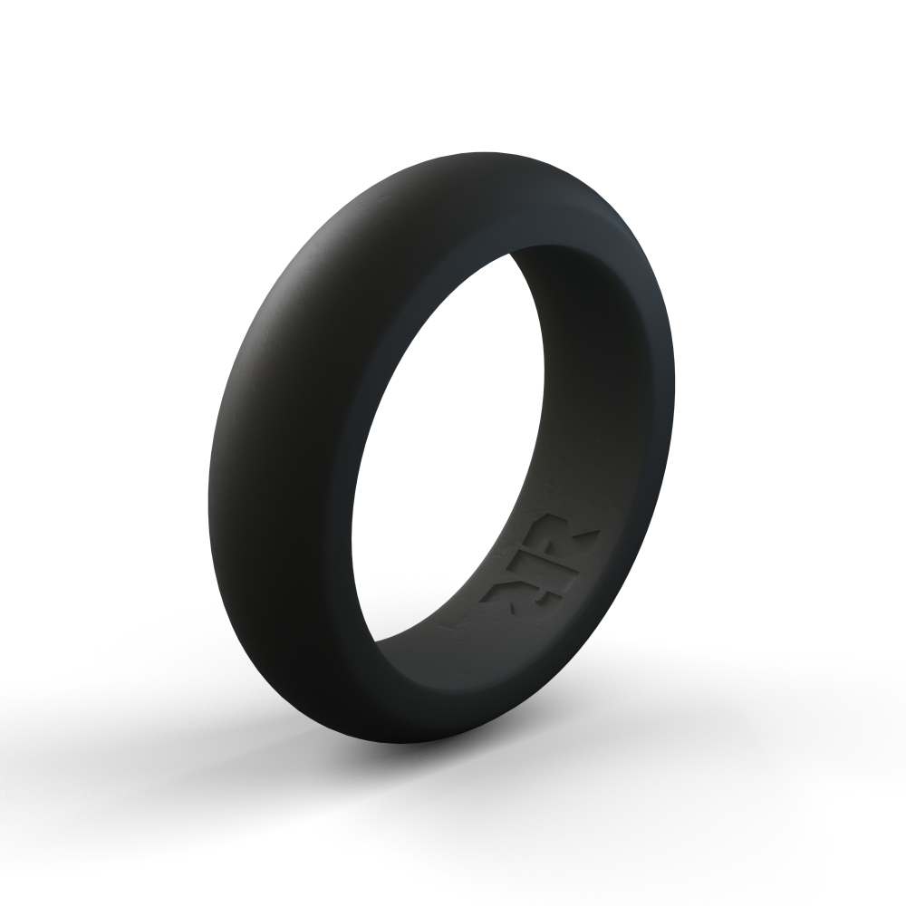 Men's Black Silicone Ring - RECON Rings