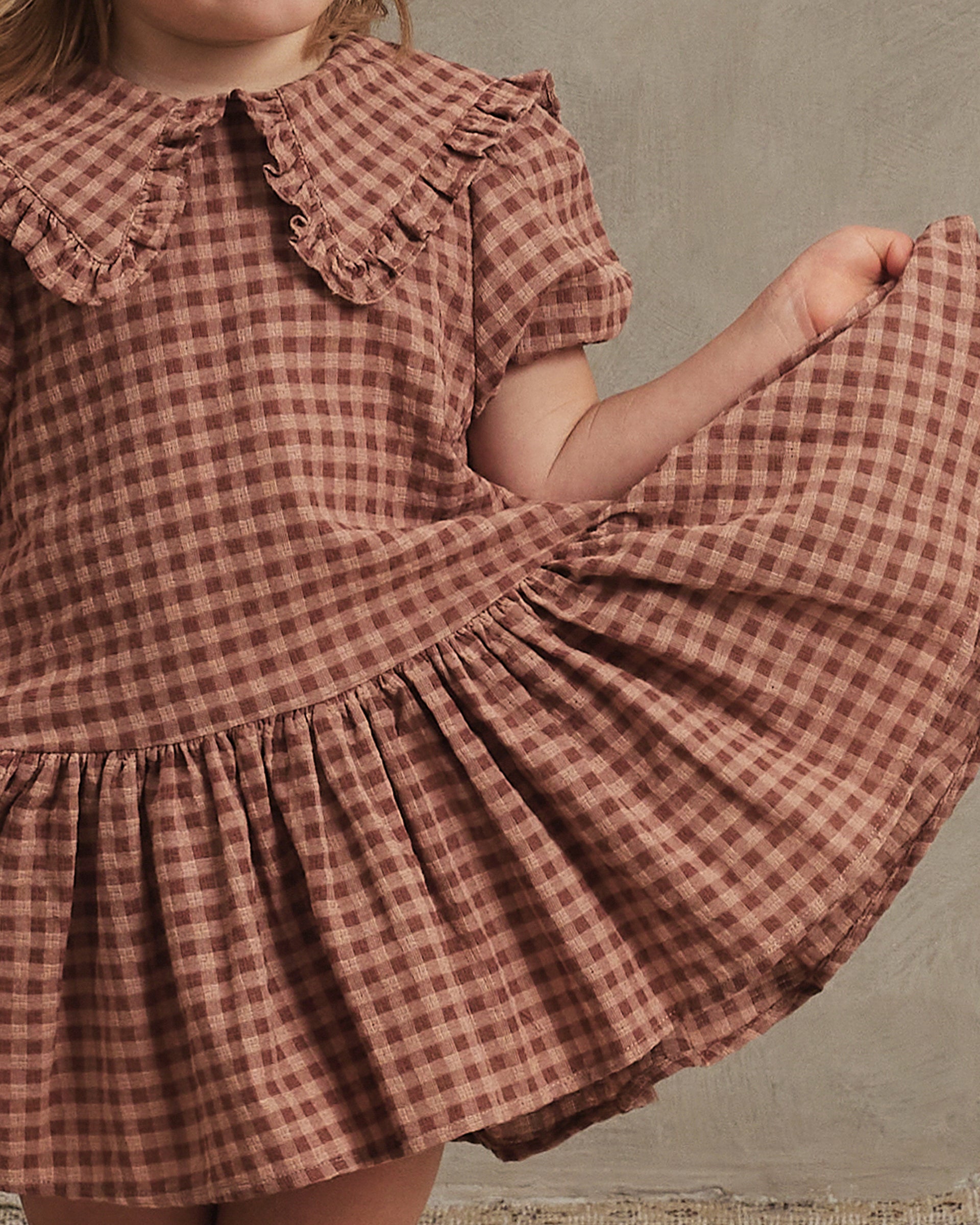 soor ploom maisy dress gingham 2-3 先行受注 ワンピース