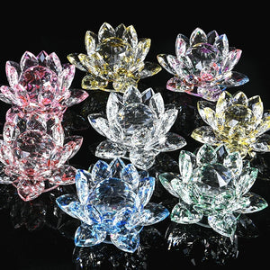 Crystal Lotus Flower Paperweight - My Shopify Store
