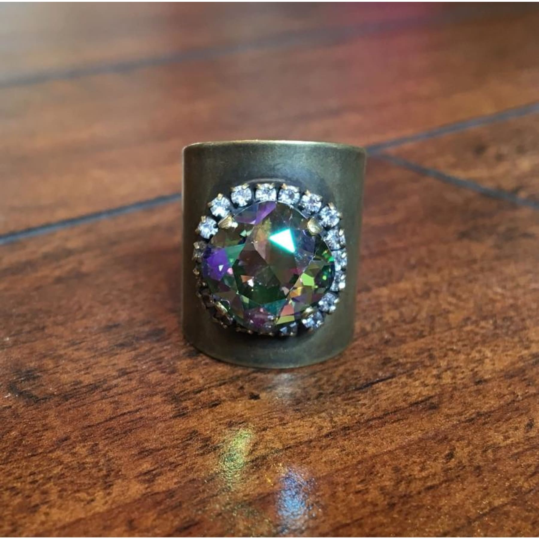 Swarovski Crystal Floral Forever Ring – VerveJewels