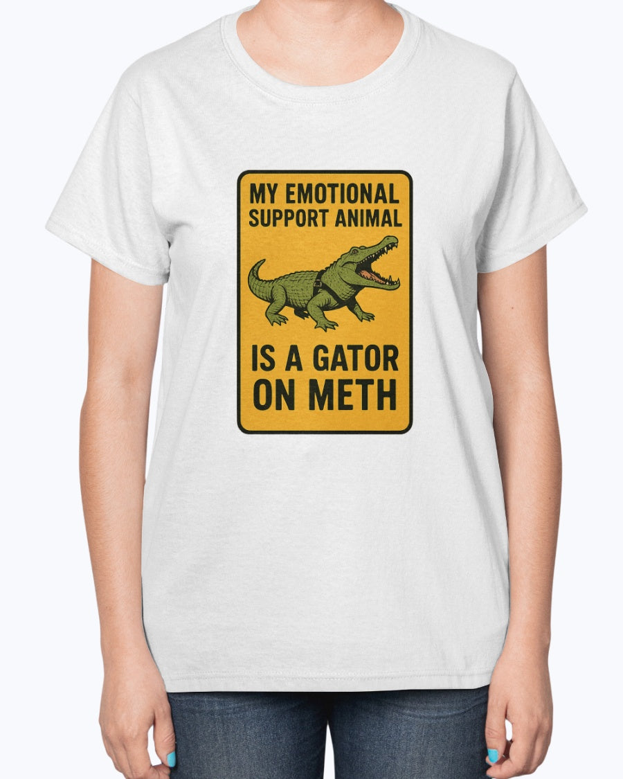 My Emotional Support Animal Is a Gator on Meth – Florida Man Shirt
