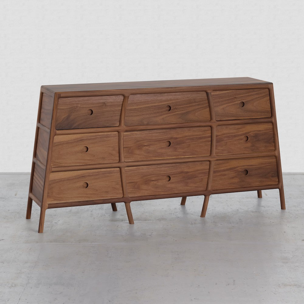 David Kraynauw wooden chest of drawers David Kraynauw fine furniture is available through Sarza furniture store in Rye, New York.