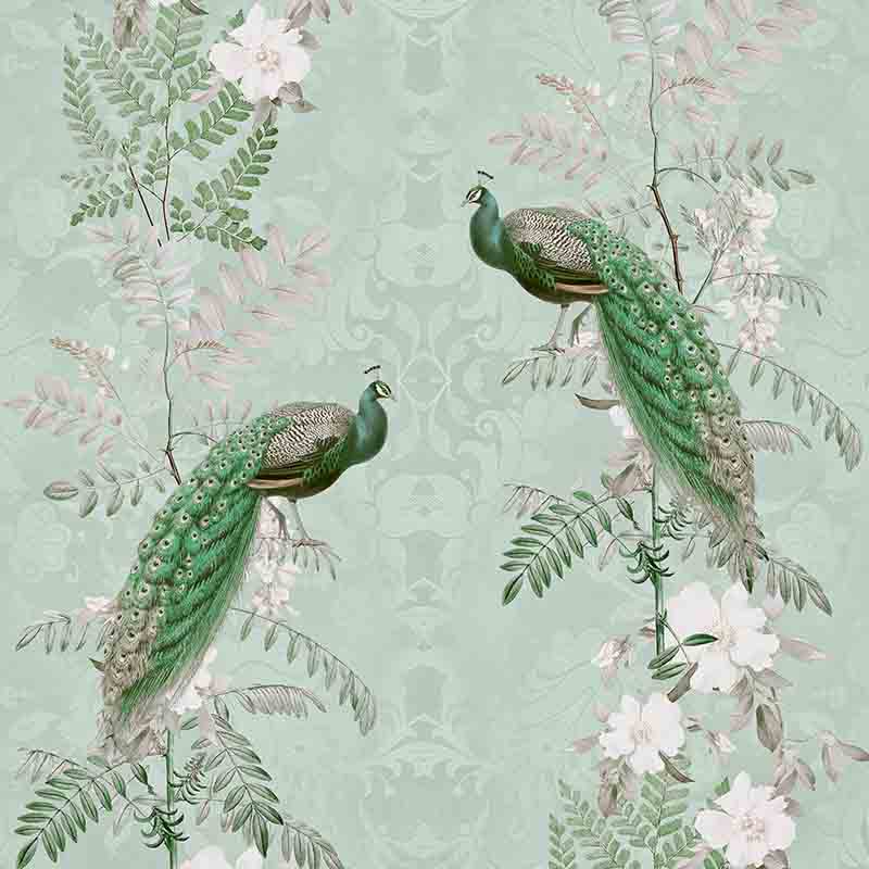 Nature Designed Peacock Wallpaper – Home Decoram