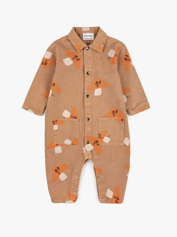 Baby brown overall