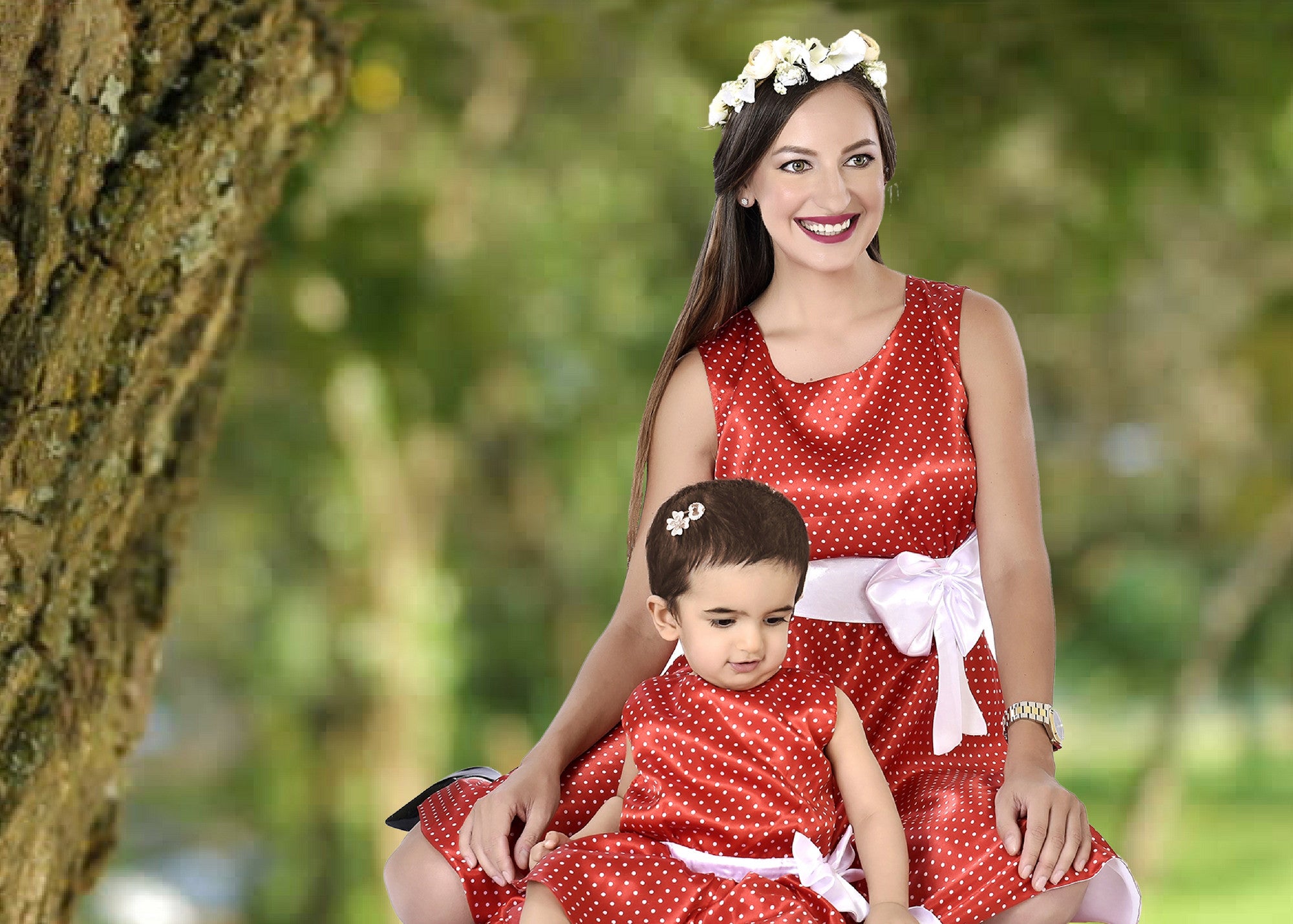 mother and baby dresses