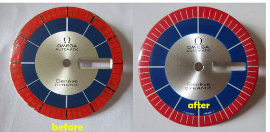 omega dial restoration