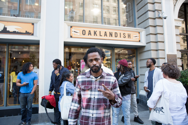 Lakeith in front of the DTO store.